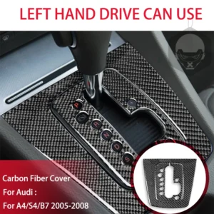 For Audi A4 S4 B7 2005 2006 2007 2008 Car Gear Panel Shifter