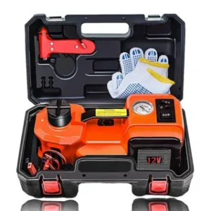 12V 5Ton Car Electric Hydraulic Floor Jack, Tire Inflator