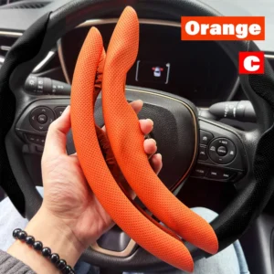 Universal D-shaped Round Car Steering Wheel Cover