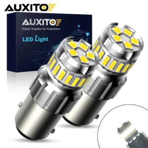 AUXITO 2Pcs 1156 P21W BA15S LED Reverse Bulbs
