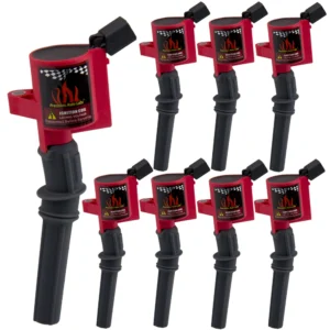 Pack of 8 Red Ignition Coil For Ford F150 Expedition