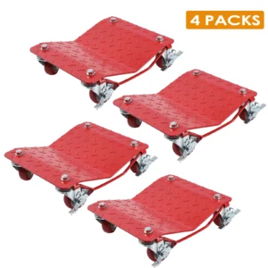 Car Tire Wheel Trolley Dollies 2/4PCS 1500lb Each Weight Capacity