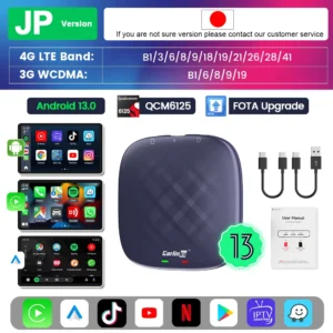 Carlinkit Ai Box Android 13 Led Wireless Android Auto & CarPlay